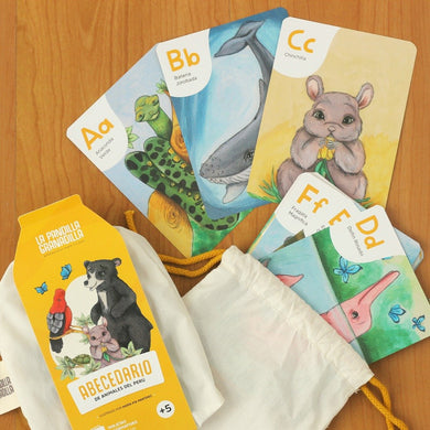 Flashcards - abecedario de animales peruanos
