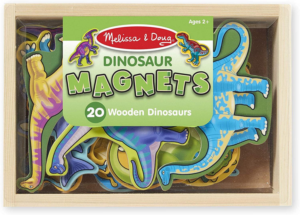 Imanes de madera de dinosaurios - Mi Brontosaurio Azul