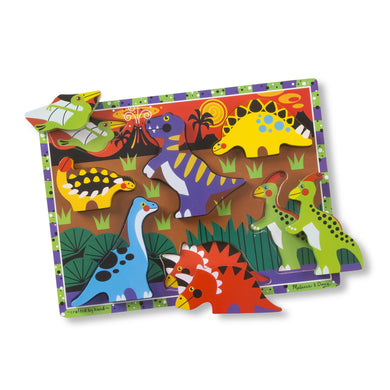 Rompecabeza chunky dinosaurio