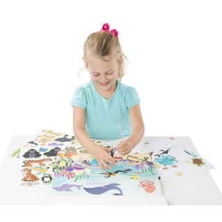 Pad de stickers reusables habitantes