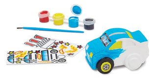 DIY Race Car Bank Craft Kit - Mi Brontosaurio Azul