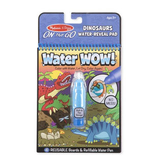 Pinta con agua - dinosaurios