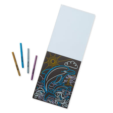 Pad para colorear con marcadores - Mi Brontosaurio Azul