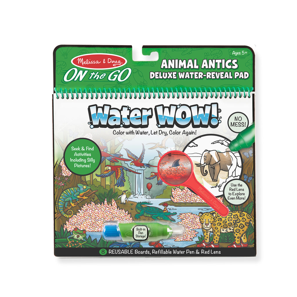 Pinta con agua - deluxe animales