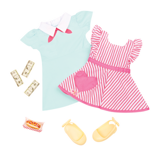 Outfit retro hot dog