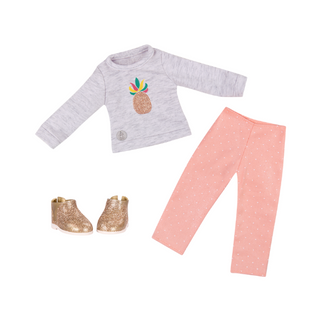 Outfit chaleco gris