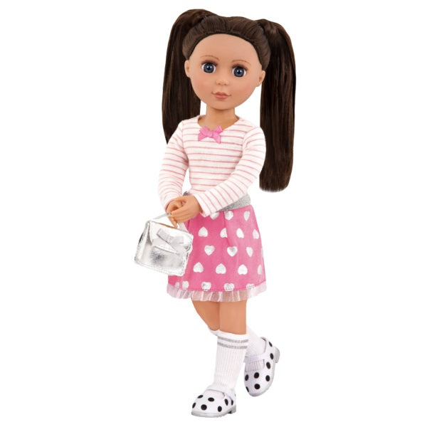 Outfit Deluxe falda corazones