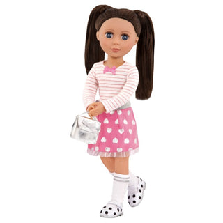 Outfit Deluxe falda corazones