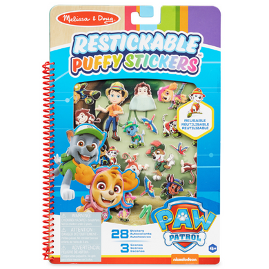 Pad stickers puffy reutilizables Paw Patrol - Jungla