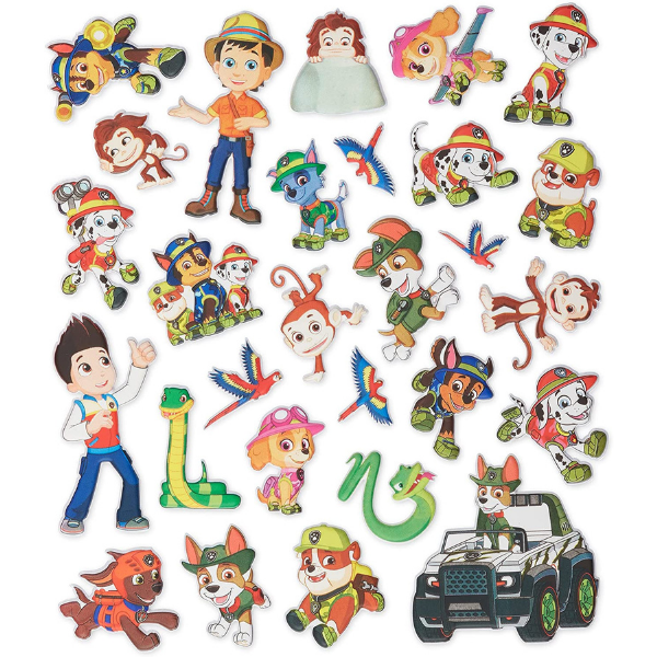 Pad stickers puffy reutilizables Paw Patrol - Jungla