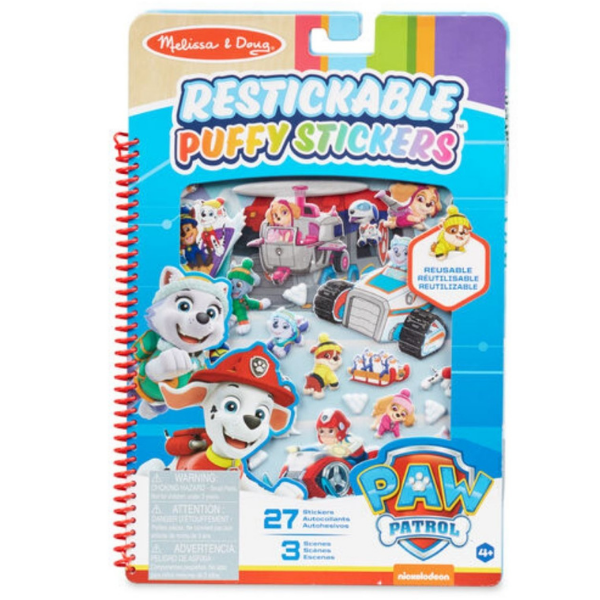 Pad stickers puffy reutilizables Paw Patrol - Montaña de Jake