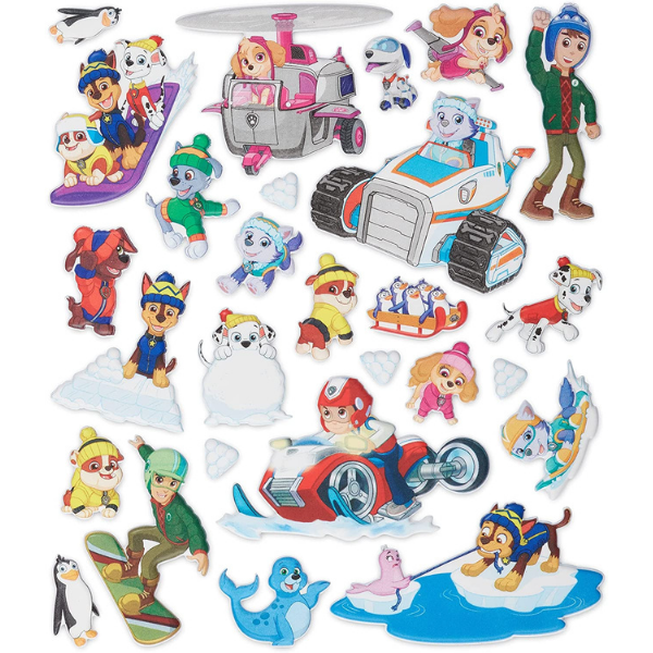 Pad stickers puffy reutilizables Paw Patrol - Montaña de Jake