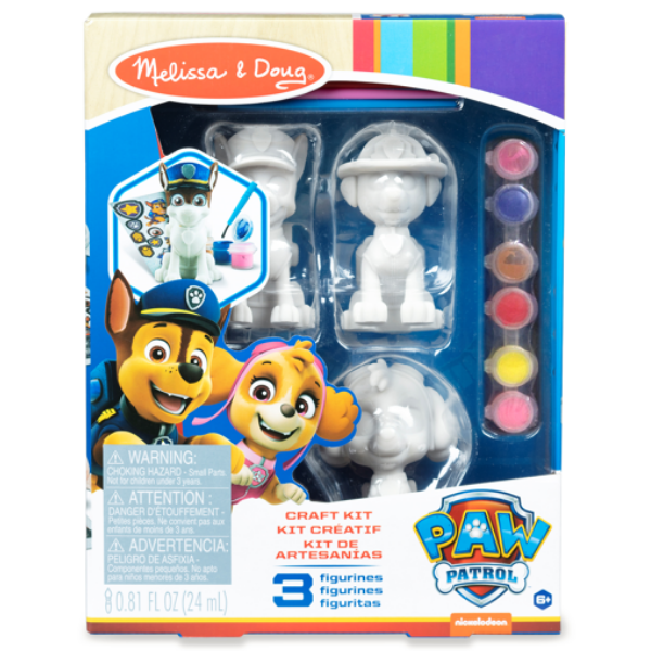 Set de figuras para pintar Paw Patrol