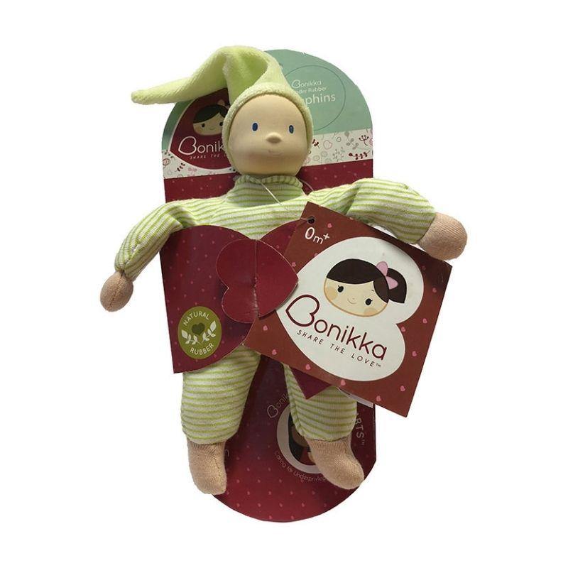 Muñeco Bonikka - Serafín rayas verdes - Mi Brontosaurio Azul