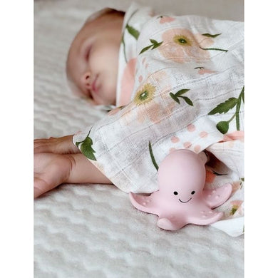 Juguete sonajero mordedor - pulpo