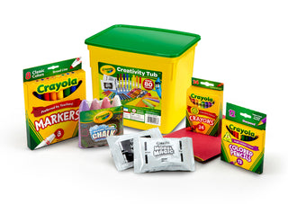 Crayola set creativity tub - estuche x 80 pzas