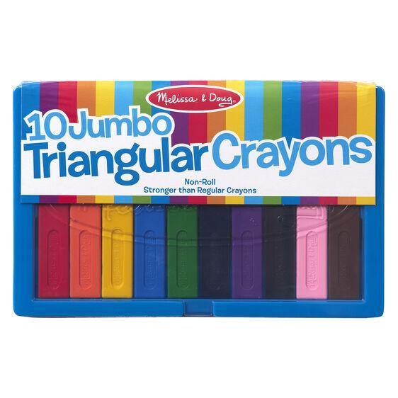 10 crayones jumbo - Mi Brontosaurio Azul