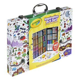 Crayola set de arte inspiration - maletín x 140 pzas