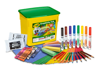 Crayola set creativity tub - estuche x 80 pzas