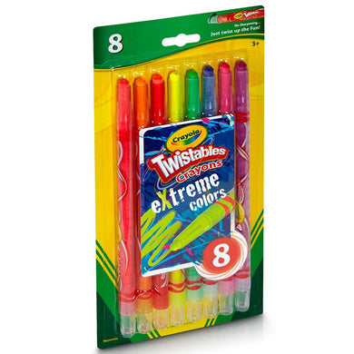 Crayola crayones retráctiles extreme - blister x 8 uds.