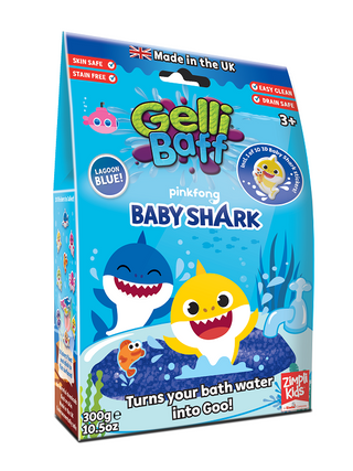 Baby Shark Gelli Baff Mixed - 300gr  - Zimpli Kids