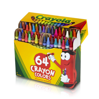Crayola crayones delgados - cajita x 64 uds.