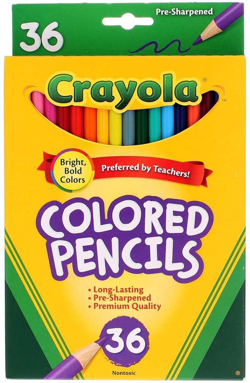 Crayola colores largos - cajita x 36 uds.