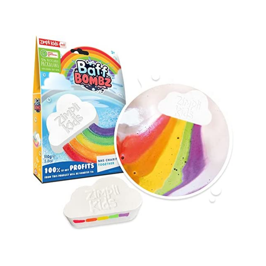 Baff Bombz: Cloud Rainbow  - 110gr  - Zimpli Kids