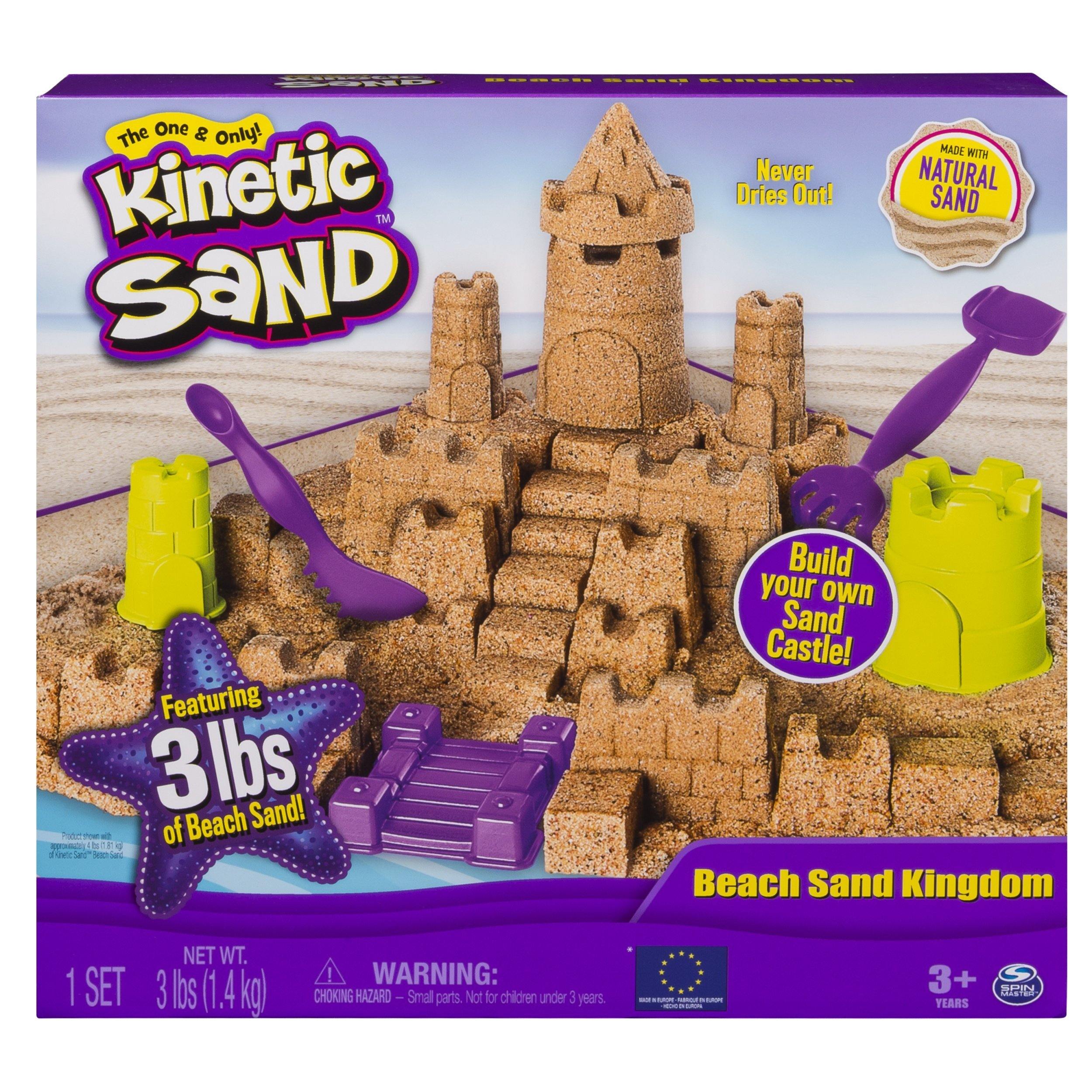 Kinetic Sand set castillo de arena grande – Mi Brontosaurio Azul