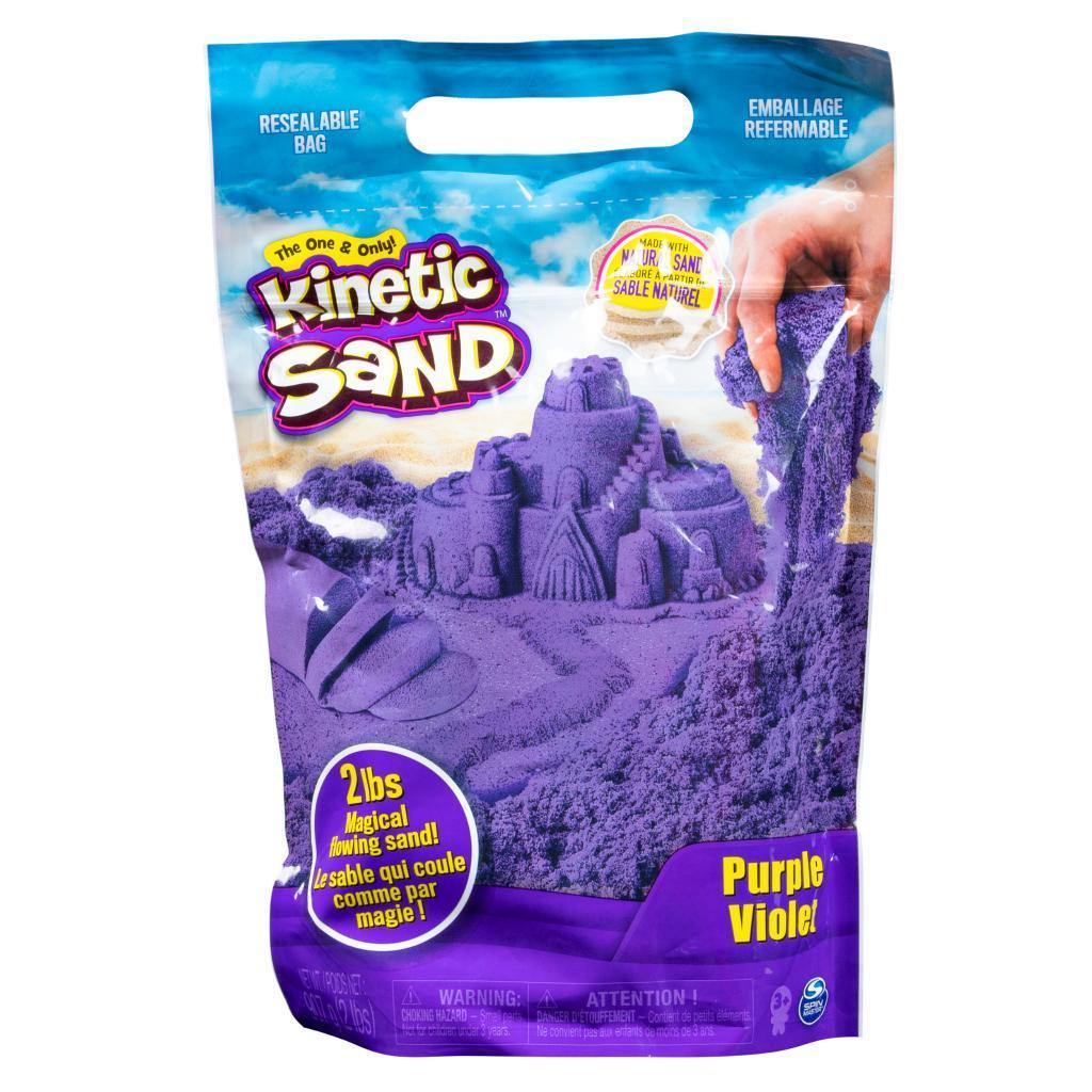 Kinetic Sand bolsa grande de arena de colores - Mi Brontosaurio Azul