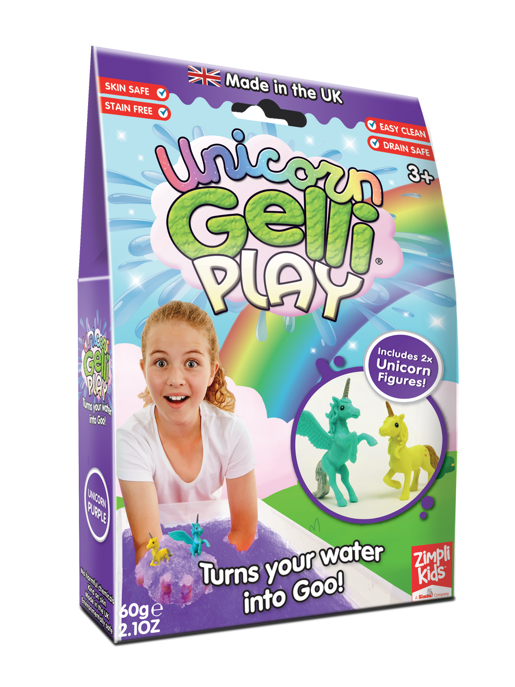 Unicorn Gelli Play -  60gr  - Zimpli Kids